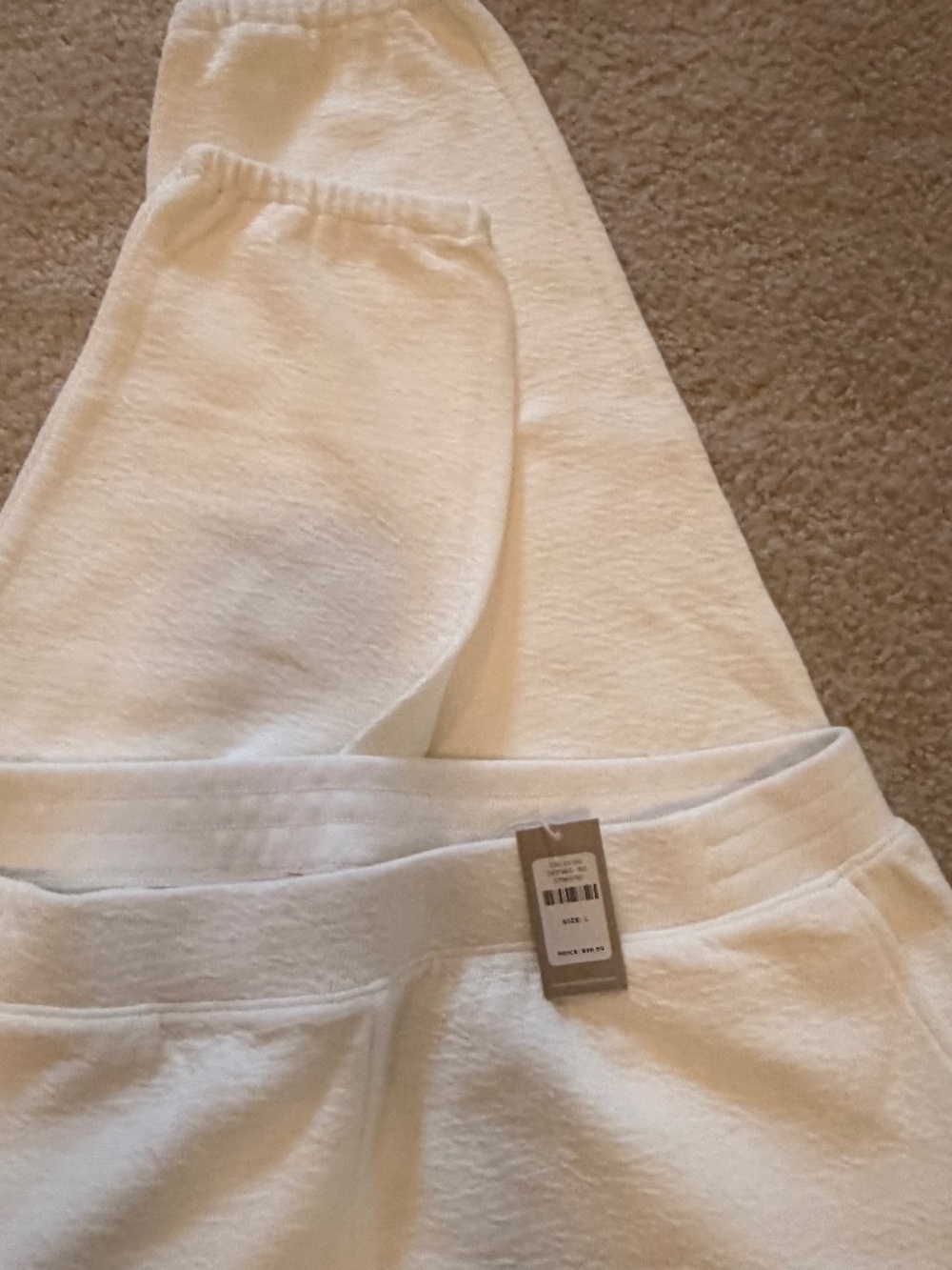 Haven Well Within leisurewear, off white, size L